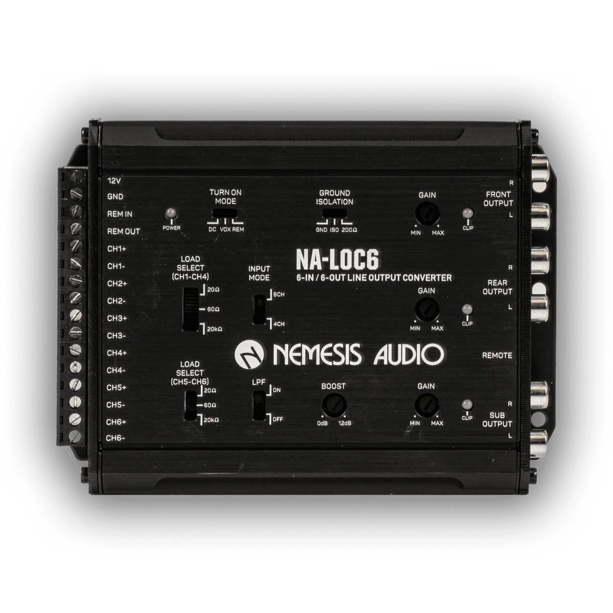 Nemesis Audion NA-LOC6 | 6-Channel 6-In / 6-Out Line-Output Converter