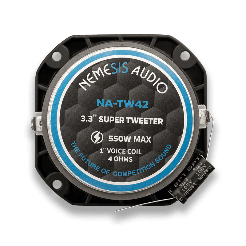 Nemesis Audio NA-TW42 3.3″ 275W RMS High-Efficiency Pro Audio Bullet Tweeter (Pair)
