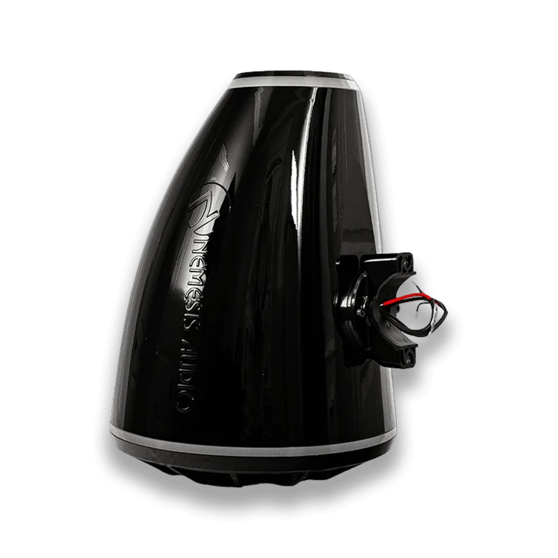 Nemesis Audio WAKE-12 | 12 Inch 600W RMS Horn Loaded Marine Tower Speakers w/ RGB Lighting