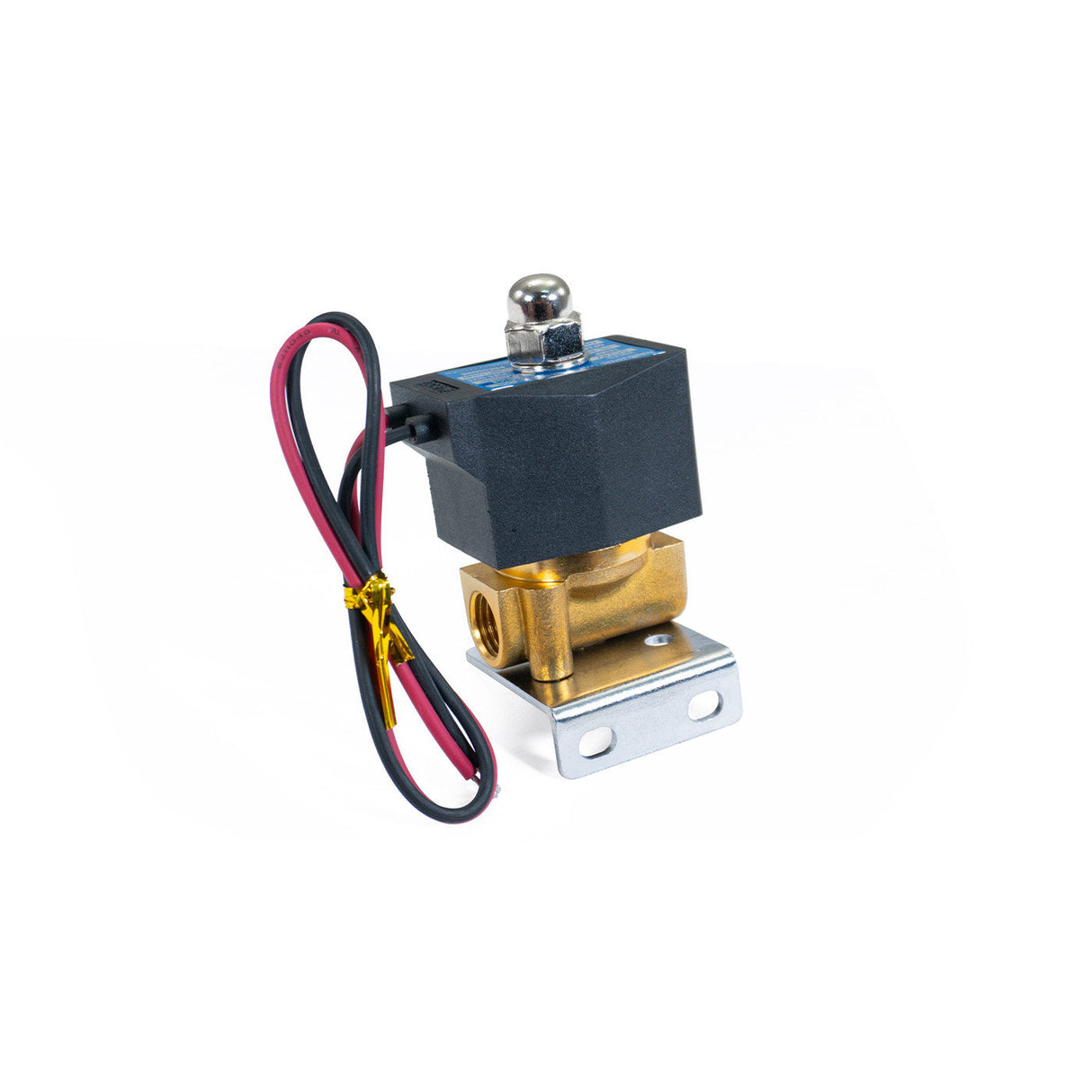 HornBlasters Brass 1/4" 24 Volt Electric Air Valve HornBlasters