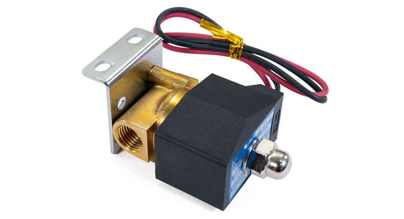 HornBlasters Brass 1/4" 24 Volt Electric Air Valve