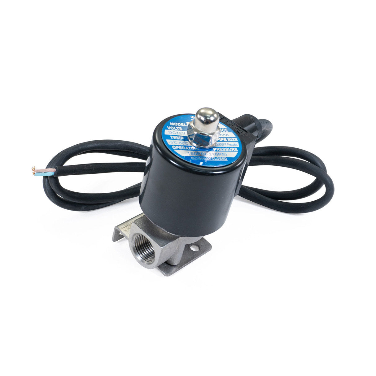 HornBlasters Stainless Steel 3/8" Electric Air Valve HornBlasters