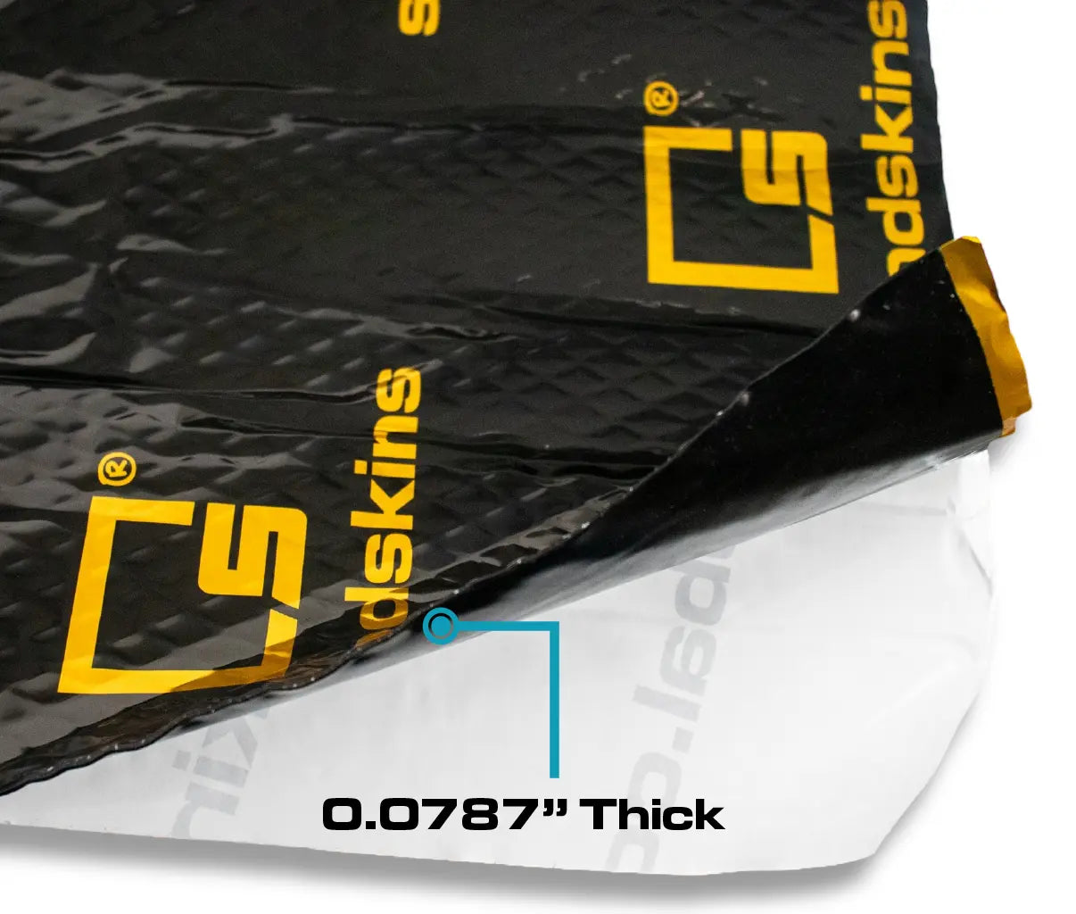 SoundSkins | Classic Gold V2 Sound Deadening Double Layer Mat | SSK-CLASSICGOLD-V2 | Pure Rubber Butyl & Diamond Embossed Foil, 38.75 sq ft SoundSkins Global