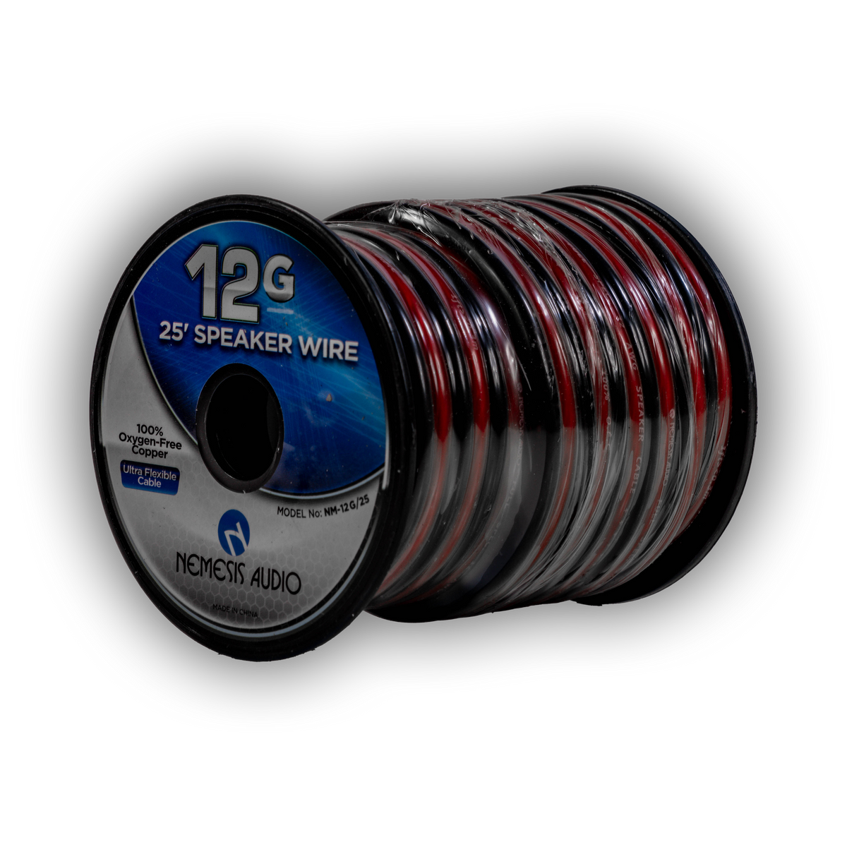 Nemesis Audio NM-12G/25 12G Copper Speaker Wire - 25 Ft