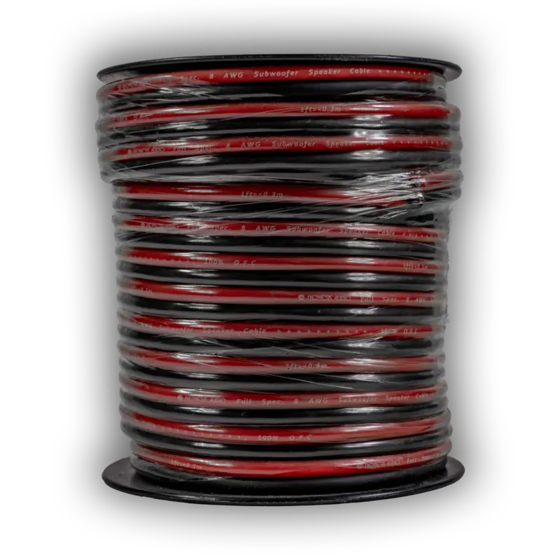 Nemesis Audio NM-8G/SW/100 8 Gauge Copper Speaker Wire - 100 Ft