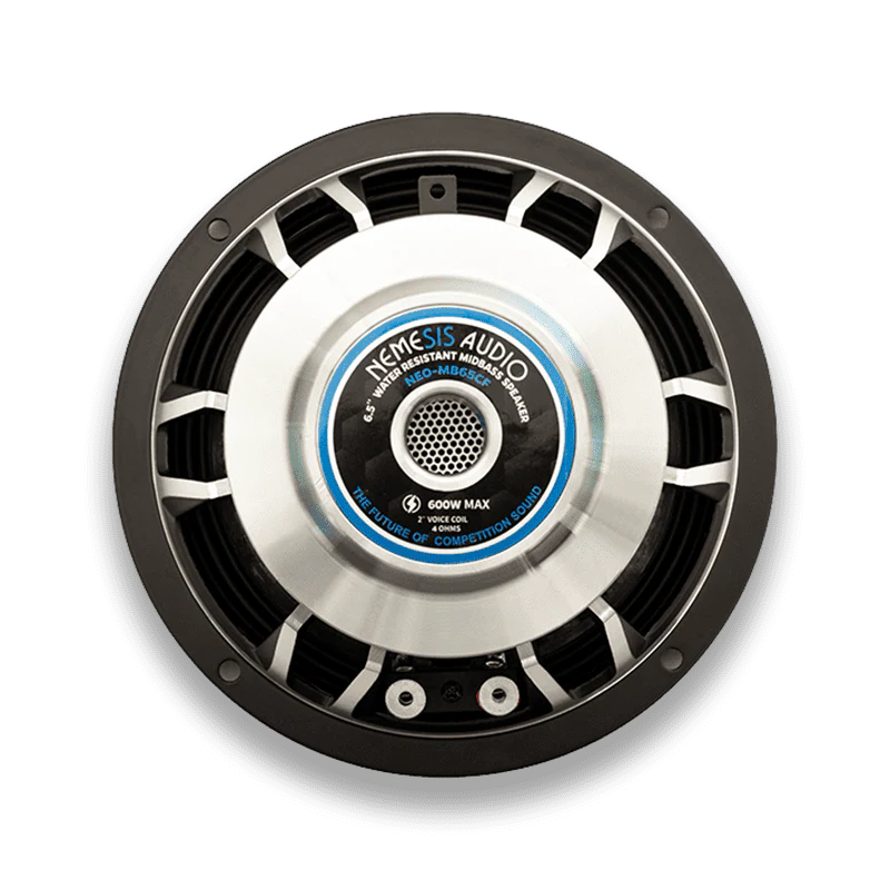 Nemesis Audio NEO-MB65CF 6.5″ 300W RMS Water Resistant Neodymium Midbass Speaker Nemesis Audio