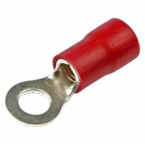 NOBLE TERMINAL RING LUG – VINYL 1/4" 8GA (1-PACK) #244 Midwest Fastener/Noble