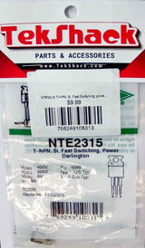 NTE2315 T-NPN, Si, Fast Switching, power Darlington NTE