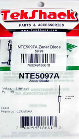 NTE5097A Zener Diode 5.1V 0.5W DO-35 Through-Hole NTE