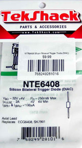 NTE6408 Silicon Bilateral Trigger Diode (DIAC) NTE