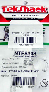 NTE8108 Thermal Cut-Off (TCO) NTE