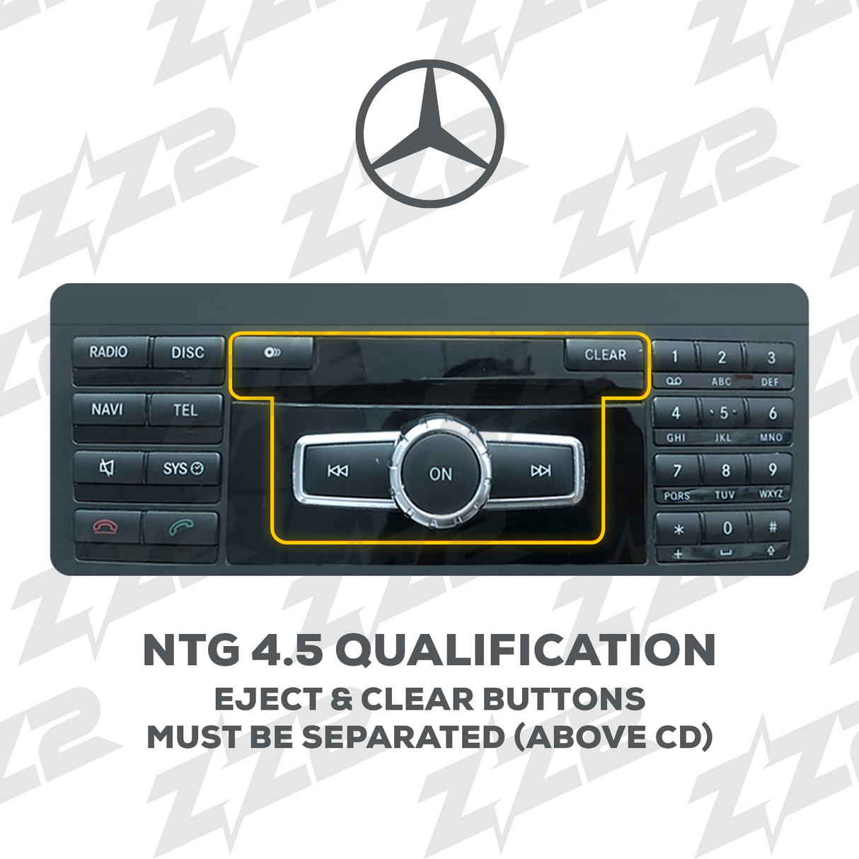 12.3" DIZZPLAY for MB GL/ML (X166-W166) 2012-2016 equipped with the NTG45 - UHD. ZZ2