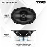 6x9” Neodymium Midrange Loudspeaker | 400W 4-Ohm