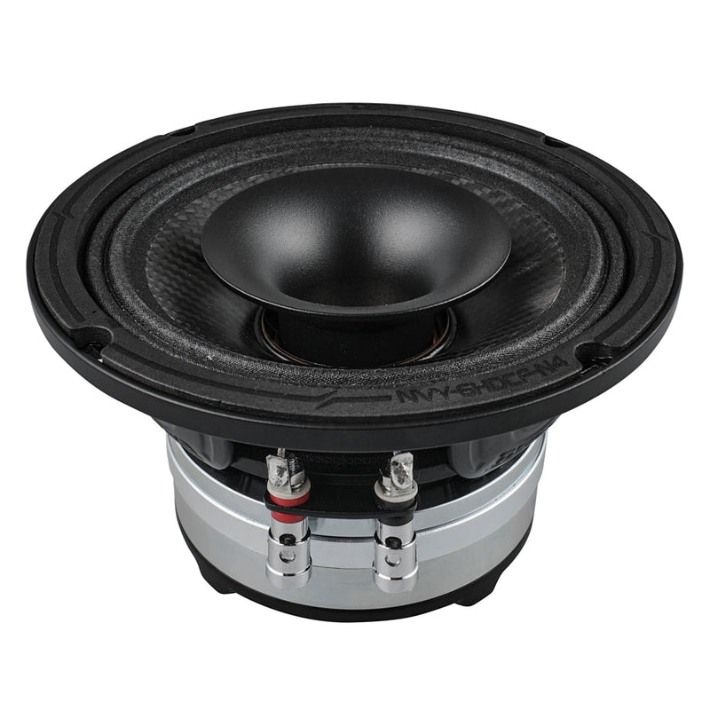 6.5" Water Resistant Carbon Fiber Cone Hybrid Loudspeaker With 2" VC Compression Driver and Neodymium Magnet | 300W RMS 8-Ohm