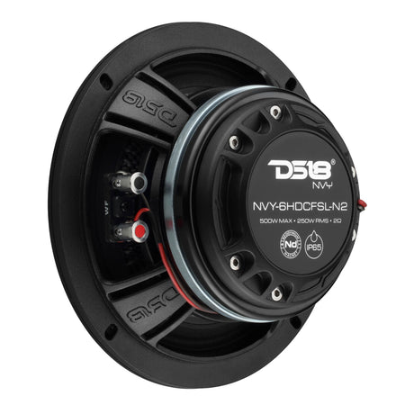 6.5” Slim Hybrid Loudspeakers with Compression Driver, Carbon Fiber Cone and Neodymium Magnet | 250W RMS 2-Ohm