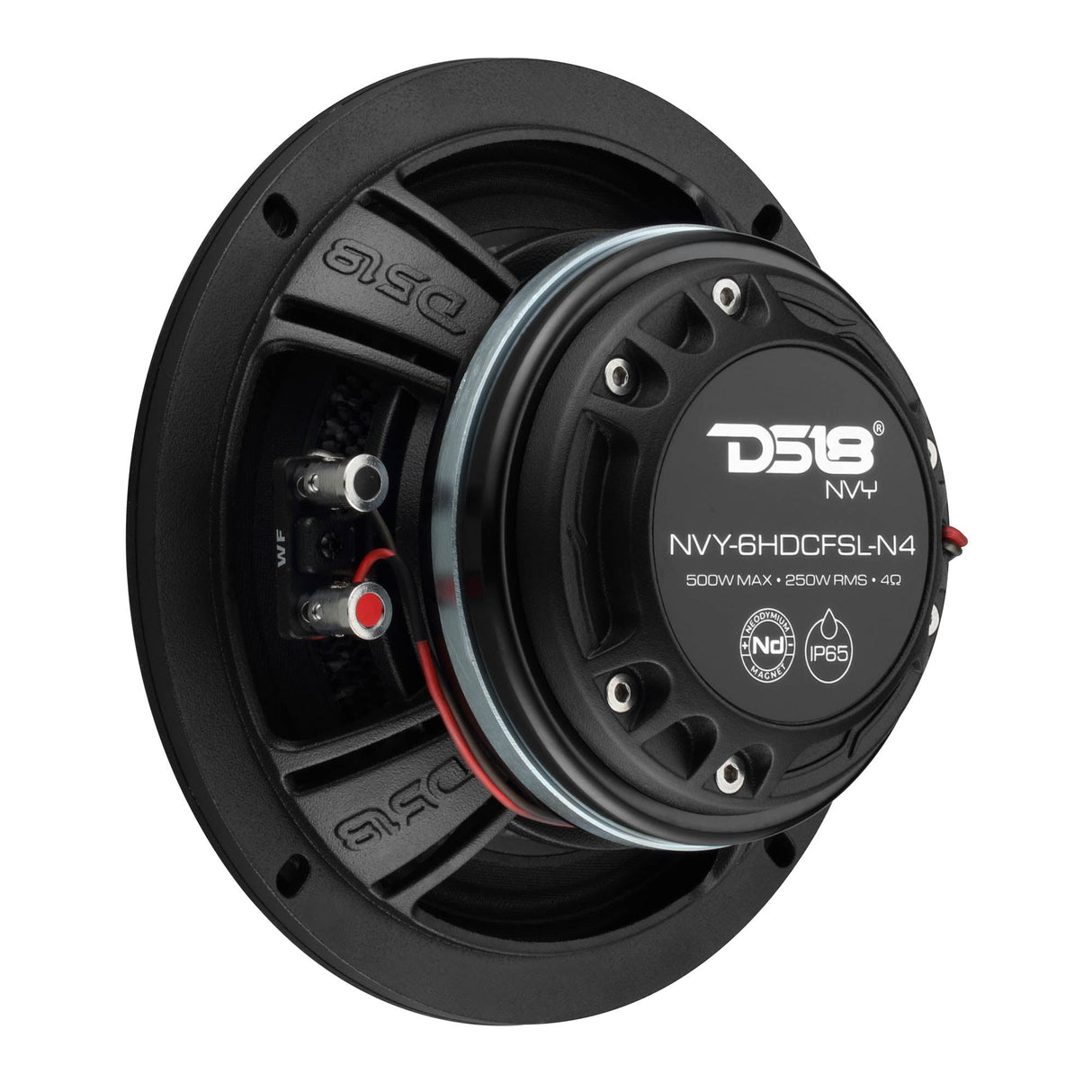 6.5” Slim Hybrid Loudspeakers with Compression Driver, Carbon Fiber Cone and Neodymium Magnet | 250W RMS 4-Ohm