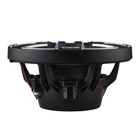 8” Marine Coaxial Speaker With Kevlar Cone, Bullet Tweeter, Neodymium Magnet, and Digital LED Lights | 200W RMS 4-Ohm
