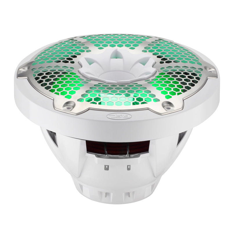 10” Marine 2-Way Hybrid Speaker with RGB LED, Compression Driver and Neodymium Magnet | 450W RMS 4-Ohm