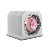 Dual 10" Marine Subwoofer Enclosure with 10" Passive Radiator and LED RGB Lights 350 Watts Rms 4-Ohm (NXL-10SUB Included)
