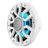 NXL 8" 2-Way Coaxial Marine Speaker with Bullet Tweeter and Digital Led Lights | 175W RMS 4-Ohm