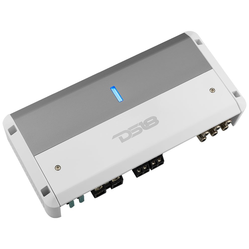 NXL 4-Channel Full-Range Class D IPX5 Marine Amplifier | 4 x 150W RMS @ 4-Ohm