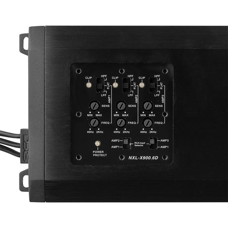 NXL 6-Channel Full-Range Class D IP67 Marine and Powersports Amplifier 6 x 150 Watts Rms @ 4-Ohm