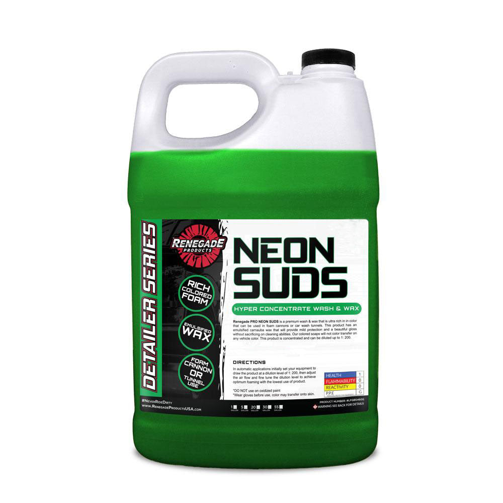 Neon Suds Colored Wash & Wax