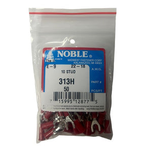 Noble Terminal Spade Vinyl #10 – 22-18GA (50-Pack) #313H Noble