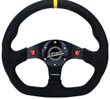 NRG Innovations 320mm Flat Bottom Steering Wheel Alcantara