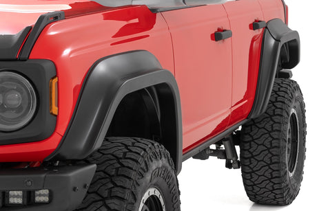 Fender Flares G1 Shadow Black Ford Bronco 4WD (2021-2025) Rough Country
