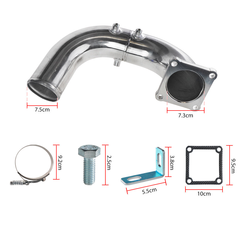 TruckTok 1994-1998 5.9L 12V Dodge Cummins Diesel 3" Air Intake Elbow Charge Pipe Generic TruckTok