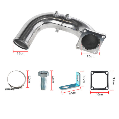 TruckTok 1994-1998 5.9L 12V Dodge Cummins Diesel 3" Air Intake Elbow Charge Pipe Generic TruckTok