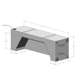 24 Gallon Wheel Well Water Tank (Both Sides) S&B