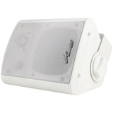4” 2-Way Indoor/Outdoor Weatherproof Loudspeaker (ODP-423WH), Sold in pairs Audiopipe