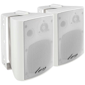 4” 2-Way Indoor/Outdoor Weatherproof Loudspeaker (ODP-423WH), Sold in pairs Audiopipe