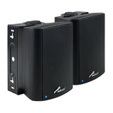 4” 2-Way Indoor/Outdoor Weatherproof Loudspeaker (ODP-470T-BLK), Sold in pairs Audiopipe