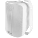 6.5” 2-Way Indoor/Outdoor Weatherproof Loudspeaker (ODP-653 WHT), Sold in pairs Audiopipe