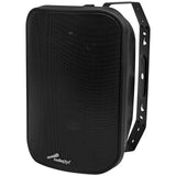 6.5” 2-Way Weatherproof Professional Monitor Speaker (ODP-670T-BLK), Sold individually Audiopipe