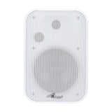 6.5” 2-Way Weatherproof Professional Monitor Speaker (ODP-670T-WHT), Sold individually Audiopipe