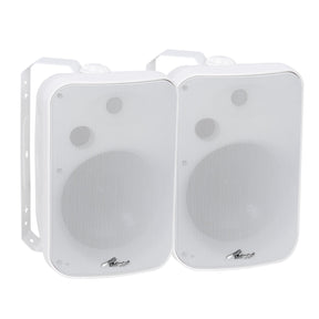 8” 2-Way Indoor/Outdoor Weatherproof Loudspeaker (ODP-855 WHT) Audiopipe