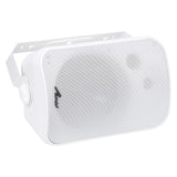 8” 2-Way Weatherproof Professional Monitor Speaker (ODP-870T-WHT), Sold individually Audiopipe