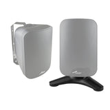 ABS Table-top Indoor/Outdoor Speaker Stand (ODP-BASE1-BLK), Sold in pairs Audiopipe