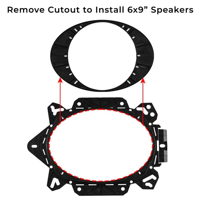 Universal OEM Speaker Adapter for 6x9” or 6.5" Speakers