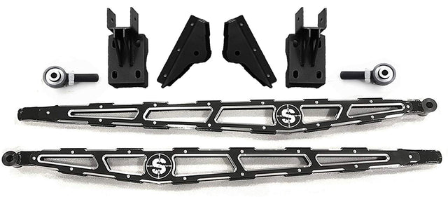 0-6" Identity Series Short Bed Ladder Traction Bars for 2011 to 2016 Ford F250 350 Super Duty Stryker Off Road Design