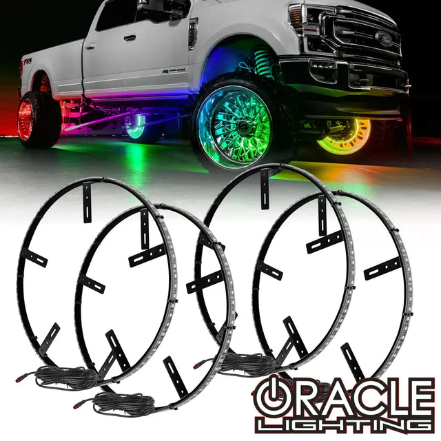 ORACLE LIGHTING LED ILLUMINATED WHEEL RINGS - COLORSHIFT oracle