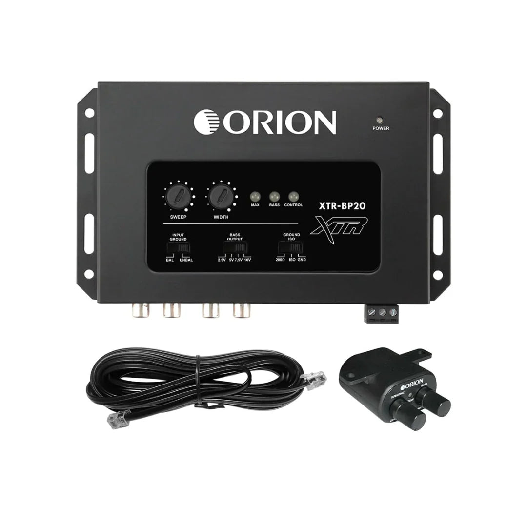 Orion XTR-BP20 Bass Processor with 10V Output & Precision Bass Control