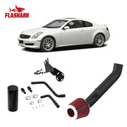 For 2003-2006 Infiniti G35 High-flow Cold Air Intake Kit Flashark