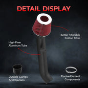 For 2003-2006 Infiniti G35 High-flow Cold Air Intake Kit Flashark