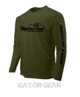 Olive Gatortail Long Sleeve Dri-Fit