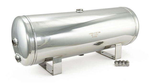 Open Box 5 Gallon Stainless Steel 6 Port Air Tank HornBlasters